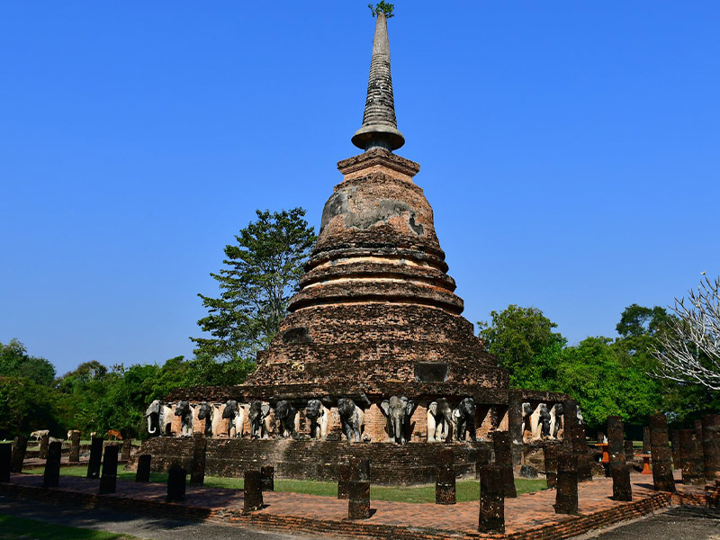 วัดช้างล้อม (Chang Lom Temple) วัดสวย ใน อุทยานประวัติศาสตร์ศรีสัชนาลัย | สุโขทัย 1745145852Sayhithailand01.jpg